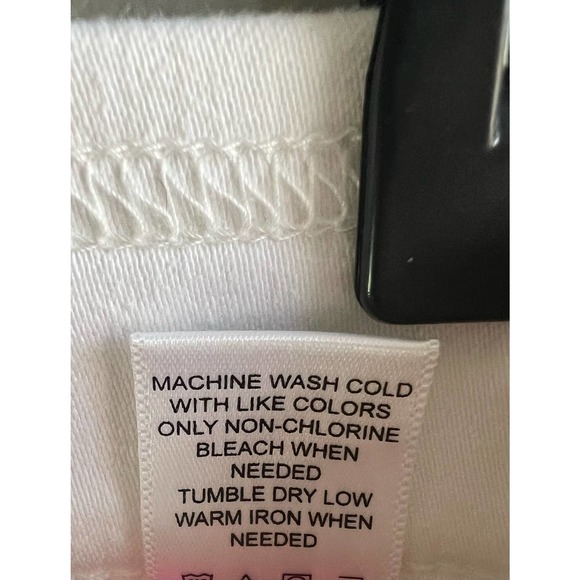 Martha Stewart White Jeans Stretch Waist band and pockets Size 6P Skinny - Picture 8 of 11
